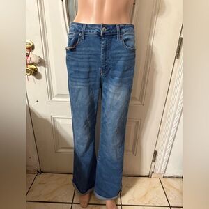 Women’s Wax Jean sustainable denim high waist flare jeans size 11/30
